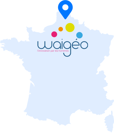 Image d'une carte de France qui indique où se situe Waigéo