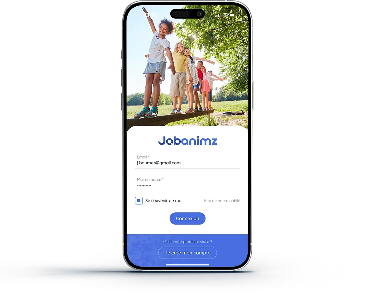 Capture d'écran de Jobanimz sur smartphone
